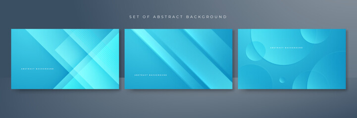 abstract blue background. Vector abstract graphic design banner pattern presentation background web template.
