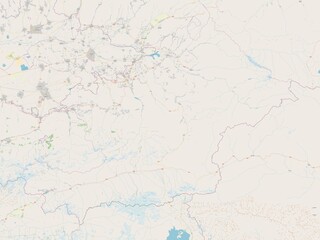 Osh, Kyrgyzstan. OSM. No legend