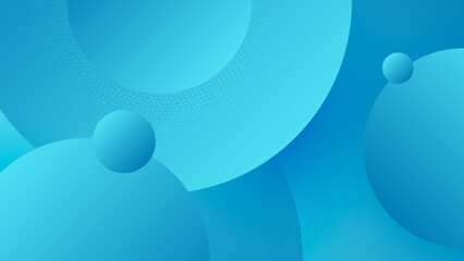 abstract blue background with circles