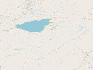 Ysyk-Kol, Kyrgyzstan. OSM. No legend