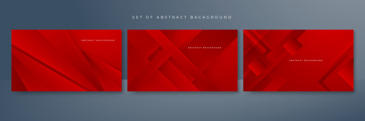 Red background with modern trendy fresh color for presentation design, flyer, social media cover, web banner, tech banner