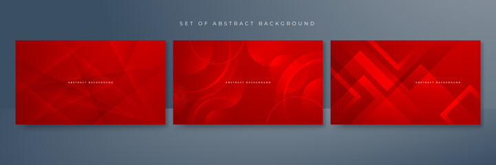 Red background with modern trendy fresh color for presentation design, flyer, social media cover, web banner, tech banner