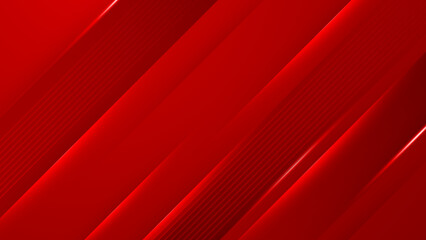 Fototapeta premium Red background. Vector abstract graphic design banner pattern presentation background web template.