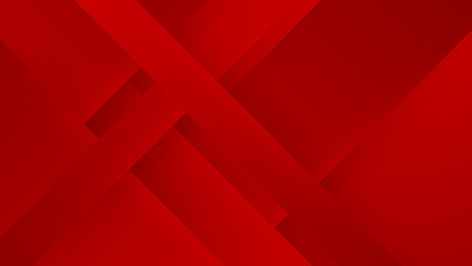 Fototapeta premium Red background. Vector abstract graphic design banner pattern presentation background web template.