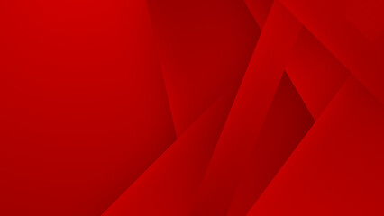 Obraz premium Red background. Vector abstract graphic design banner pattern presentation background web template.
