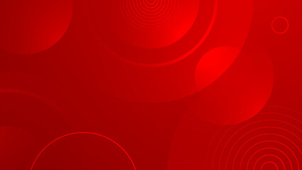 Obraz premium Red background. Vector abstract graphic design banner pattern presentation background web template.