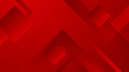 Obraz premium Red background. Vector abstract graphic design banner pattern presentation background web template.