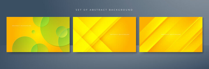 Orange yellow abstract background. Design for poster, template on web, backdrop, banner, brochure, website, flyer, landing page, presentation, certificate, and webinar