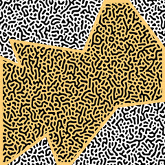 ILLUSTRATION TURING ABSTRACT LINE PATTERN DESIGN VECTOR GOOD FOR WALLPAPER, COVER,POSTER 