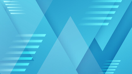 Fototapeta premium Modern blue abstract background. Vector abstract graphic design banner pattern presentation background web template.