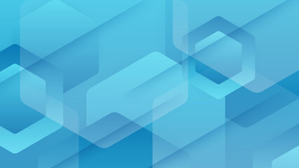 Obraz premium Modern blue abstract background. Vector abstract graphic design banner pattern presentation background web template.
