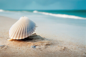 Seashell on the beach