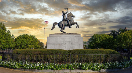Major General Andrew Jackson statue in New Orleans