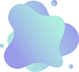 Modern abstract liquid bubble gradient