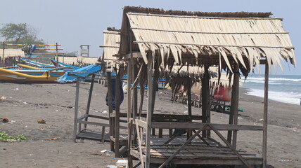 beach hut on the beach
