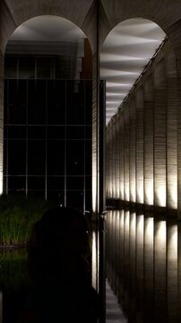 Itamaraty Palace Corner At Night