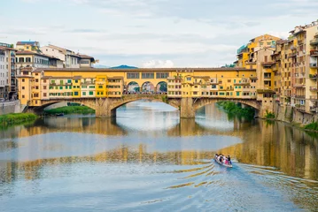 Foto op Canvas De Ponte Vecchio, Florence, Italië. © Acker