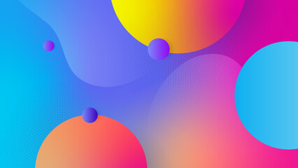 Modern colourful colorful abstract background template design. Vector abstract graphic design banner pattern presentation background web template.