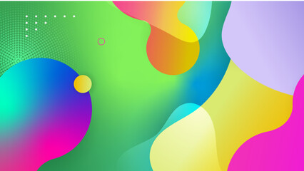 Modern colourful colorful abstract background template design. Vector abstract graphic design banner pattern presentation background web template.