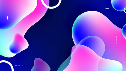 Modern colourful colorful abstract background template design. Vector abstract graphic design banner pattern presentation background web template.