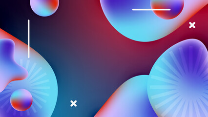 Modern colourful colorful abstract background template design. Vector abstract graphic design banner pattern presentation background web template.
