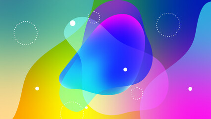 Modern colourful colorful abstract background template design. Vector abstract graphic design banner pattern presentation background web template.
