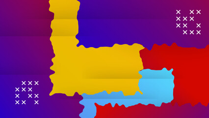 Modern colourful colorful abstract background template design. Vector abstract graphic design banner pattern presentation background web template.