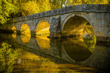 Roman old bridge in Bosnia