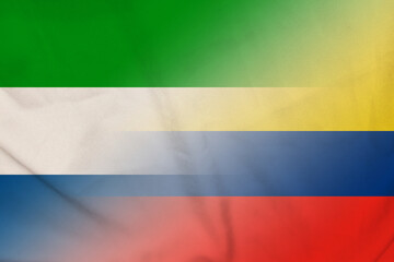 Sierra Leone and Colombia government flag transborder negotiation COL SLE