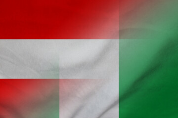 Austria and Nigeria state flag transborder relations NGA AUT