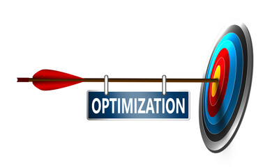 Optimization banner hang on arrow hit on bull eye