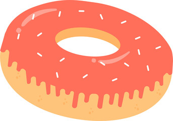 cute donut illustration