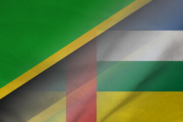 Tanzania and Central African Republic state flag transborder negotiation TCD TZA