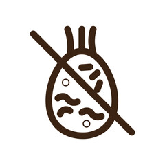 food gastronomy vegetable outline icon