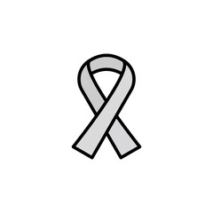 cancer tape icon vector design templates