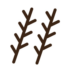 asparagus farm green plant vegan vegetable outline icon