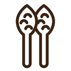 asparagus food healthy spring vegetable outline icon