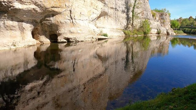 Nela river in Puentedey, Merindad de Valdeporres, Las Merindades, province of Burgos, Castile and Le&oacute;n, Spain