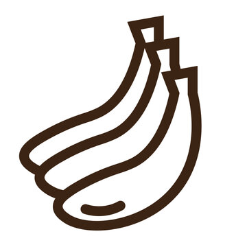 recommend clip art: banana bananas eat food fruit vegetable outline icon