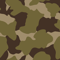 CAMOUFLAGE PATTERN DESIGN.SEAMLESS ENDLESS SURFACE PATTERN READY TO PRINT. GREEN MILITARY COLOR