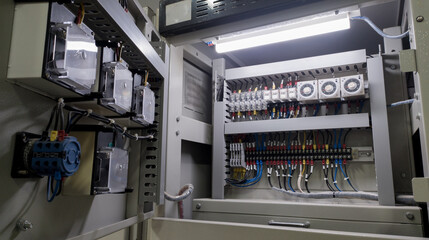 Periodic maintenance and checking of power house electrical panels.
