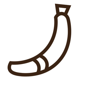 recommend clip art: banana healthy food fruit vegetable outline icon