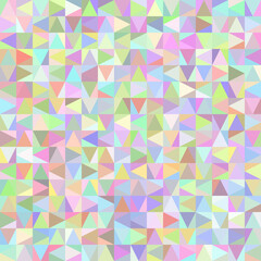 Seamless pattern. Mosaic, structure of triangles. Vector design.