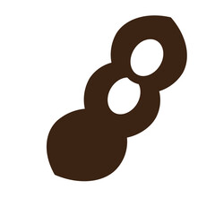 beans soya vegetable food kitchen outline icon