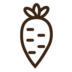 thanksgiving icon vegetable outline icon