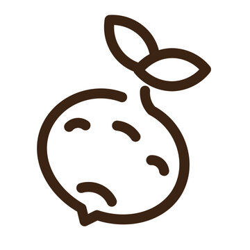 recommend clip art: beet farm food radish vegetable outline icon