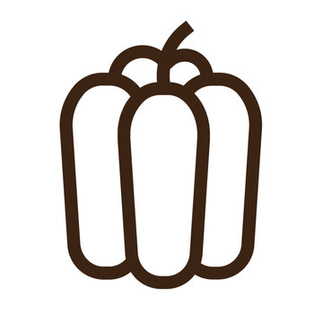 recommend clip art: bell food pepper salt shaker vegetable outline icon