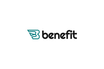 Modern and Minimalist Letter B Logo Design. Suitable for Business or Technology Logo