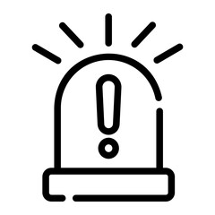 alert line icon
