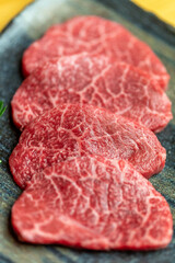 牛肉の赤身上カルビ